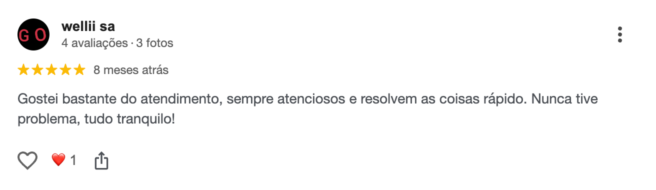Avaliação Cliente Plugar